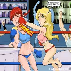 Junior Leather 2 - Alice Vs Mindy - page 5