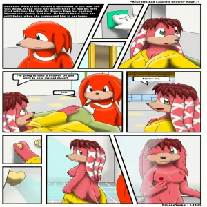 Knuckles And Lara-Le's Shower - page 2