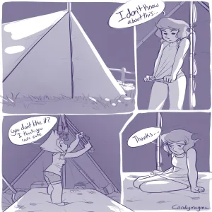 Lesbo Camping - page 1