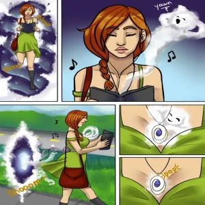 Lilly Finding Love In Spooky Town 1 - page 32