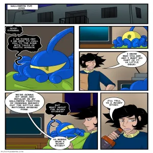 A Date With A Tentacle Monster Halloween Special - page 2