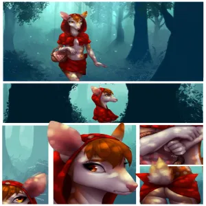 Little Red Riding Deer - page 1