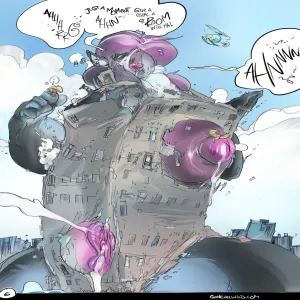 Love Is A 50 Foot Skunkette - page 7