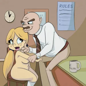 Molly's Nude School Adventure - page 9