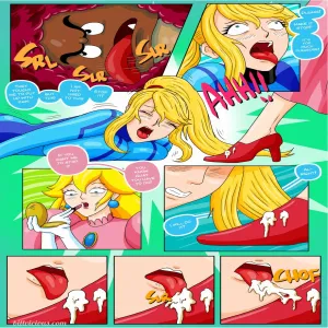 Nintendo Fantasies - Peach X Samus - page 15