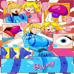 Nintendo Fantasies - Peach X Samus - page 16