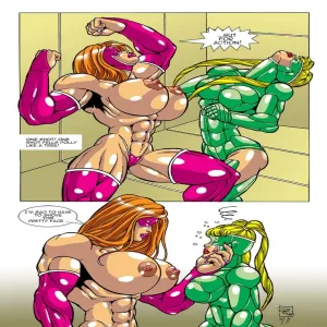 Omega Fighters 7 - Titania VS Polly Punch - page 4