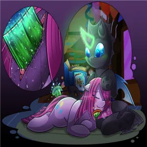 Pinkamena X Changeling - page 9