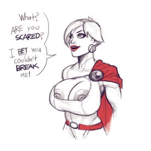 Power Girl On Darkseid - page 5