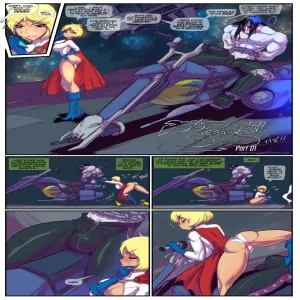 Power Girl XXX Lobo - page 1