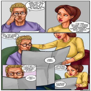 Recession Blues - Wife Forced To Strip - page 2