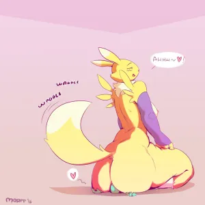Renamon Facesitting - page 15