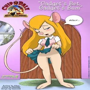 Rescue Rodents 1 - Gadget's Bet, Gadget's Bum - page 1