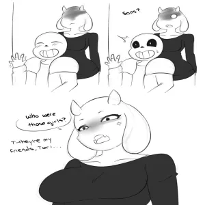 Sans x Toriel - page 1