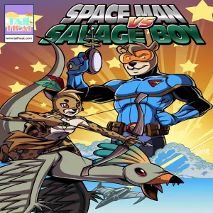 Space Man vs Savage Boy - page 1