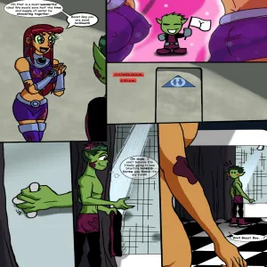 Starfire's Shared Shower - page 3