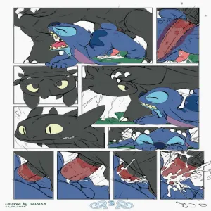 Stitch vs Toothless - page 4