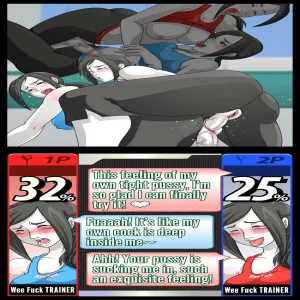 Super Sexual Battle Mirror Match 1 - Player 1 VS Player 2 - page 7