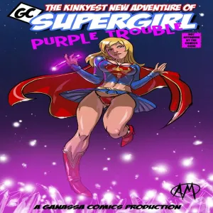 Supergirl Purple Trouble - page 1