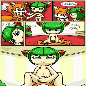 Tails And Cosmo's First Time - page 8