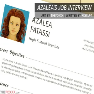 Azalea's Job Interview - page 1