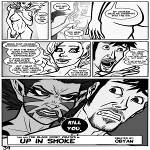 The Black Comet Pirates - Up In Smoke - page 35