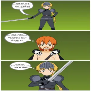 The Knight And The Barbarian - page 2