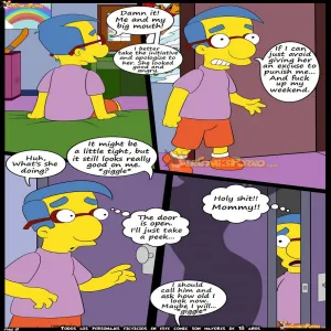 The Simpsons 6 Old Habits - Learning With Mom - page 9