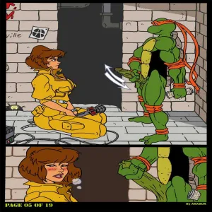 The Slut From Channel Six 2 - Teenage Mutant Ninja Turtles - page 7