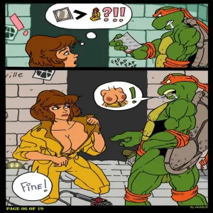 The Slut From Channel Six 2 - Teenage Mutant Ninja Turtles - page 8