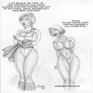 Thong Girl Meets Power Girl - page 10