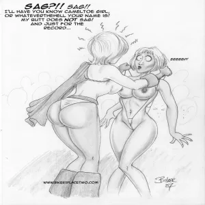 Thong Girl Meets Power Girl - page 11