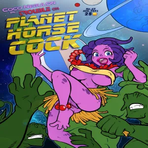 Trouble On Planet Horse Cock - page 1
