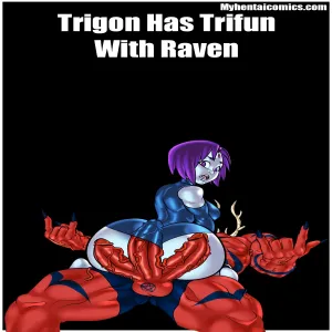 Trigon Has Trifun With Raven - page 1