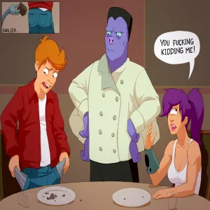 Typical Date With Fry - page 1