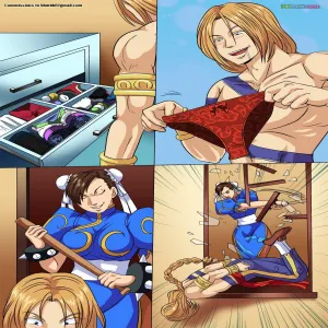 Vega vs Chun-Li - Crotch Wars - page 9