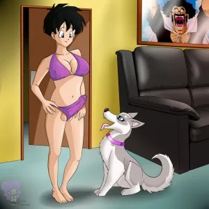 Videl And Her Dog - page 2