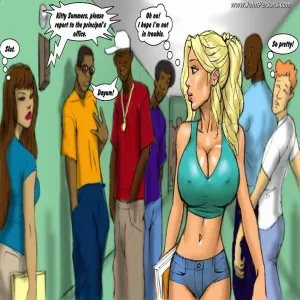 2 Hot Blondes Hunt For Big Black Cocks - page 18
