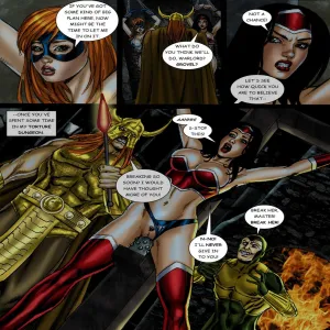 9 Superheroines VS Warlord 1 - page 14