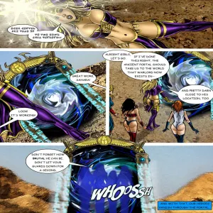 9 Superheroines VS Warlord 1 - page 4