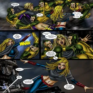 9 Superheroines VS Warlord 2 - page 5