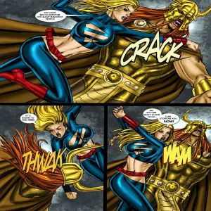 9 Superheroines VS Warlord 3 - page 7