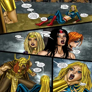 9 Superheroines VS Warlord 3 - page 9