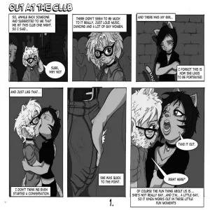 Out At The Club - page 1