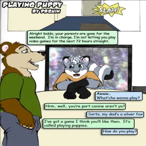 Playing Puppy - page 1