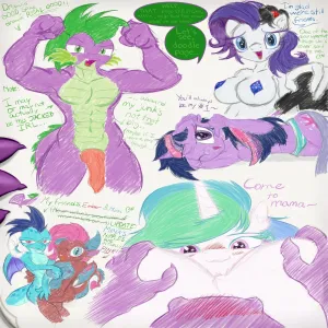 Sketchbook Property Of Spike The Dragon - page 3