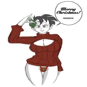 Merry Christmas From The Dragon Ball Women - page 1