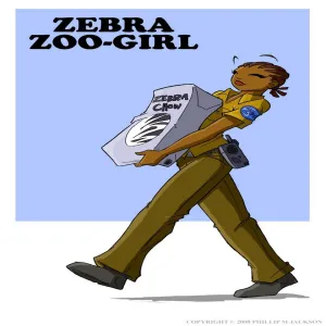 Zebra Zoo-Girl - page 1