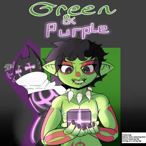 Green & Purple - page 1