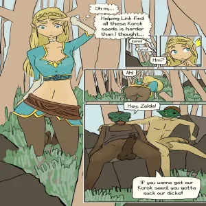 Two Koroks Fuck Zelda - page 1